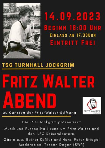 Fritz Walter Abend in Jockgrim