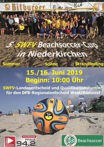 Beachsoccer beim SWFV am 15. und 16. Juni 2019