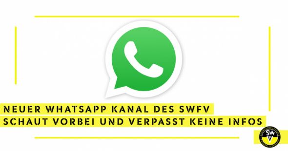 WhatsApp Logo mit Bildunterschrift