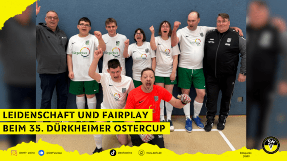 Die Mannschaft des ASV Waldsee beim Ostercup in Bad Dürkheim