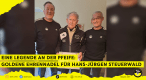 v.l.n.r.: Kreisschiedsrichterobmann Frank Ritter, Hans-Jürgen Steuerwald und Kreisvorsitzender Klaus Schneider