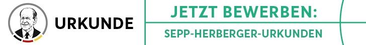 Sepp Herberger Urkunde 2022 Bewerbung