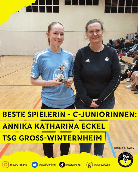 Beste Spielerin C-Juniorinnen